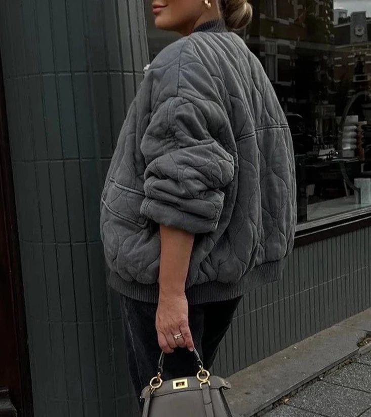 Lavinque Jacket Blouson Matelassé Oversize | Confort | Tendance et Urbain