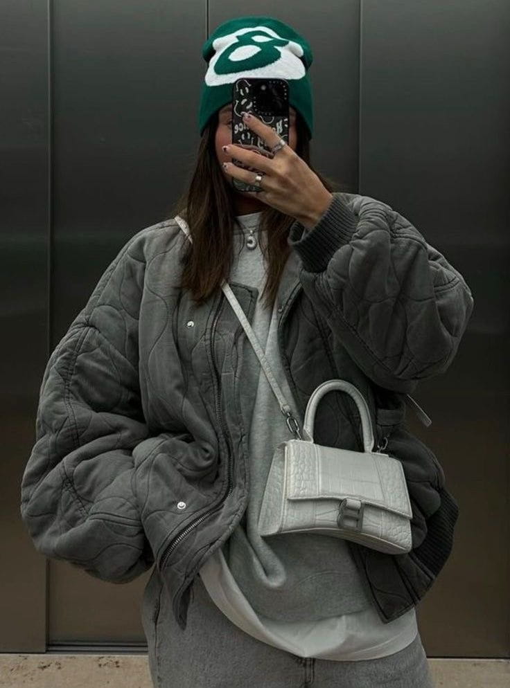 Lavinque Jacket Blouson Matelassé Oversize | Confort | Tendance et Urbain