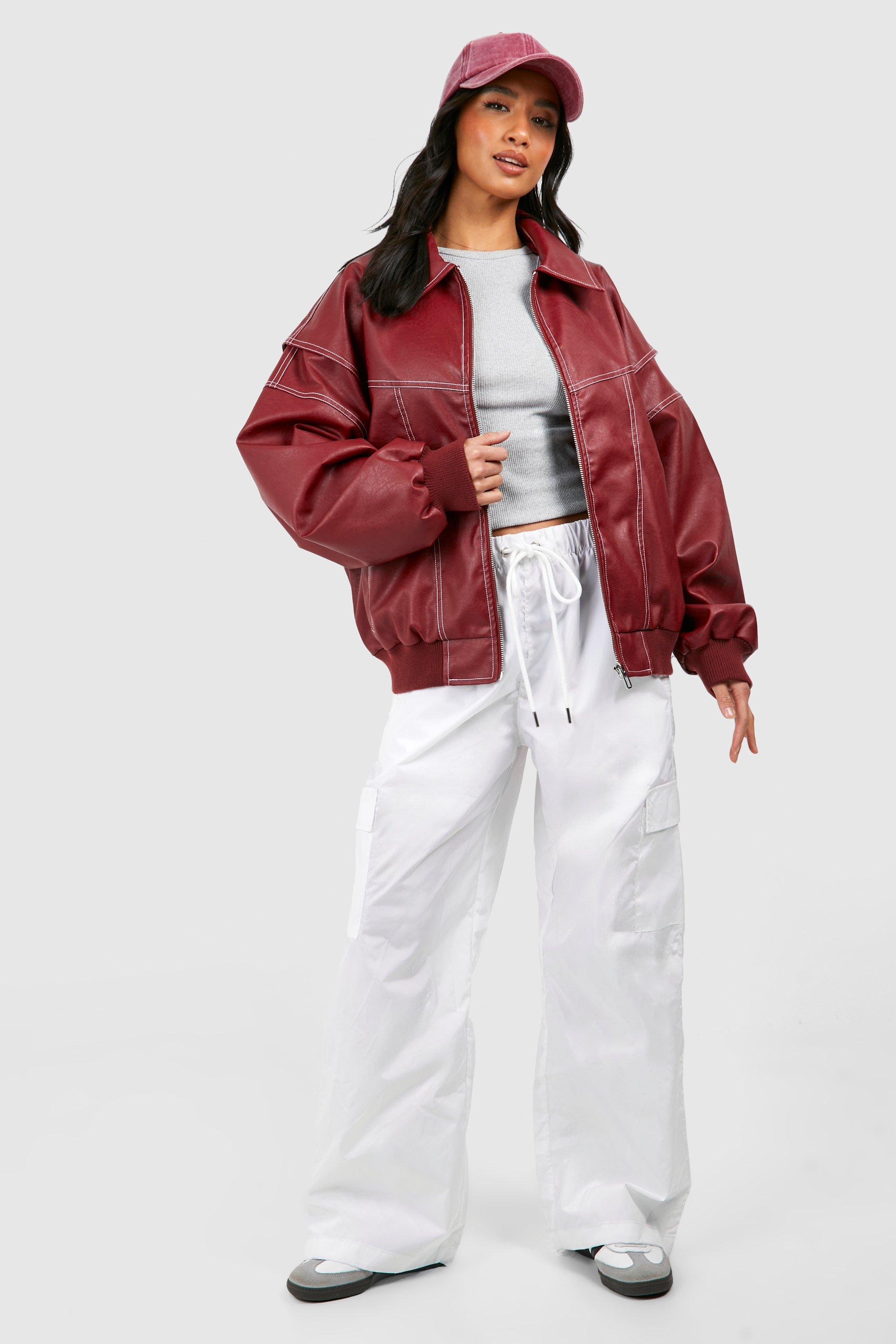 Lavinque Jacket Blouson Oversize en Similicuir | Streetwear | Style et Audace