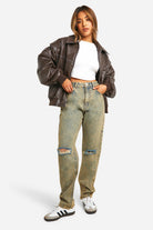 Lavinque Jacket Blouson Oversize en Similicuir | Streetwear | Style et Audace