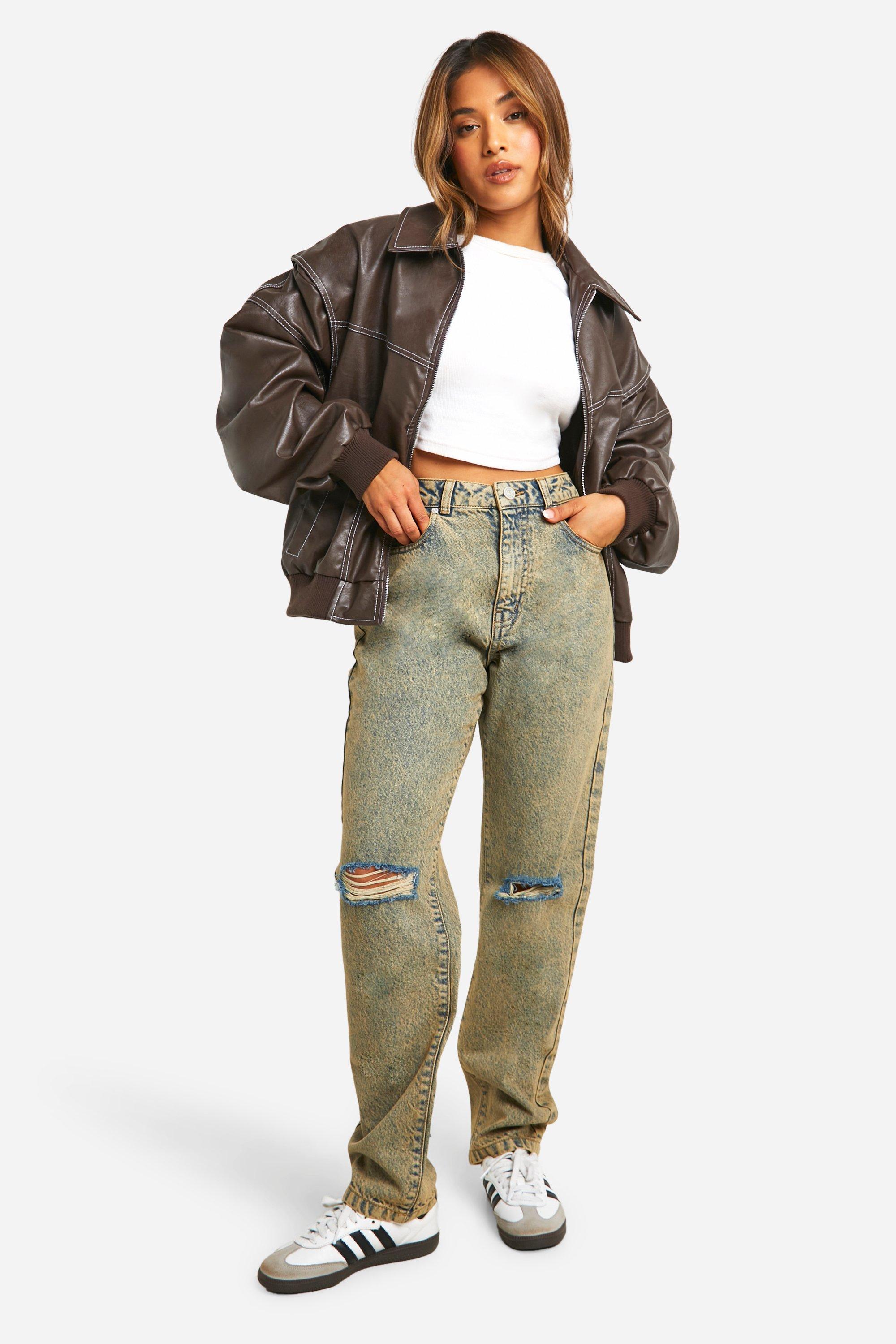 Lavinque Jacket Blouson Oversize en Similicuir | Streetwear | Style et Audace