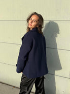 Lavinque Jacket Caban Court en Laine | Élégance Classique | Chaleur et Style