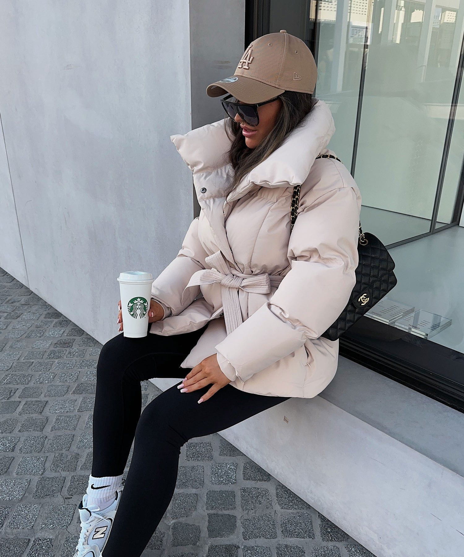 Lavinque Jacket Doudoune Ceinturée | Chaude & Élégante | Hiver Tendance