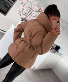 Lavinque Jacket Doudoune Ceinturée | Chaude & Élégante | Hiver Tendance