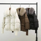 Lavinque Jacket Doudoune Hiver Luxe | Col en Fourrure | Chaude et Élégante