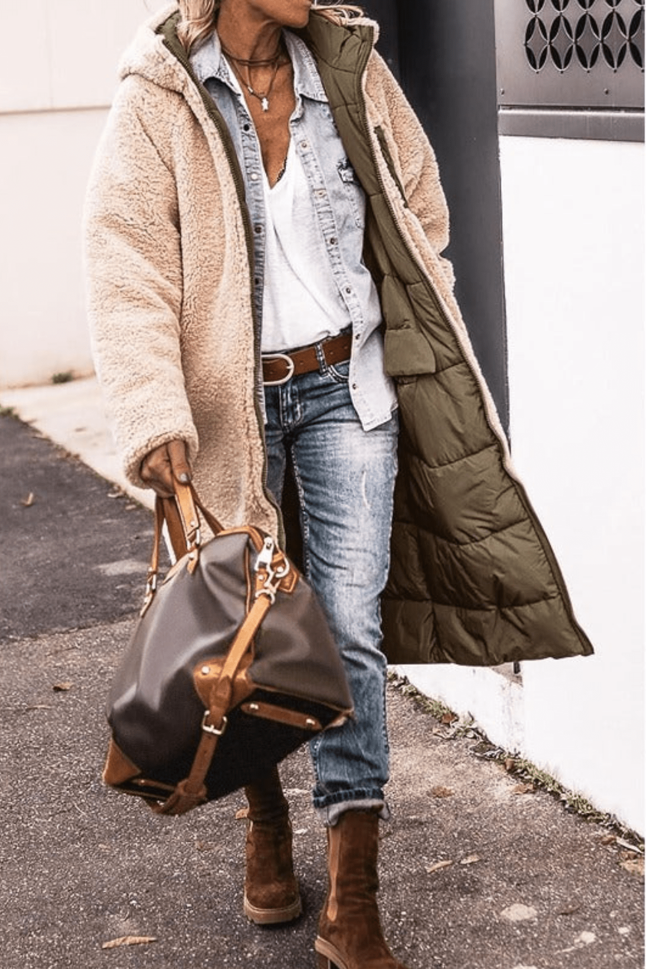 Lavinque Jacket Doudoune Longue Doublée en Fourrure | Hiver | Chaleur et Style Décontracté