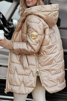 Lavinque Jacket Doudoune Longue Femme | Chaude & Brillante | Élégance Hivernale
