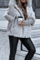 Lavinque Jacket Doudoune Oversize avec Fausse Fourrure | Chaleur & Élégance | Style Hivernal Tendance