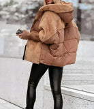 Lavinque Jacket Doudoune Oversize | Effet Mouton & Matelassé | Chaleur et Style Hivernal