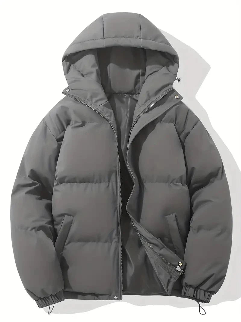 Lavinque Jacket Gris foncé / S Doudoune Hiver | Capuche & Isolation Thermique | Chaude et Confortable