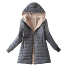 Lavinque Jacket Gris / S Doudoune Longue à Capuche Doublée | Hiver | Chaleur et Confort