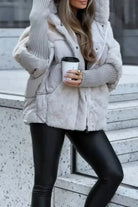 Lavinque Jacket Gris / S Doudoune Oversize | Effet Mouton & Matelassé | Chaleur et Style Hivernal