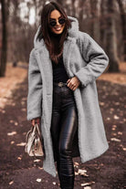 Lavinque Jacket Gris / S Manteau Long en Fausse Fourrure | Élégance | Chaleur et Style Intemporel