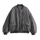 Lavinque Jacket Gris / XS Blouson Matelassé Oversize | Confort | Tendance et Urbain