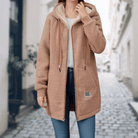Lavinque Jacket Kaki / M Manteau Polaire à Capuche | Doux & Chaud | Style Décontracté