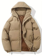 Lavinque Jacket Kaki / S Doudoune Hiver | Capuche & Isolation Thermique | Chaude et Confortable