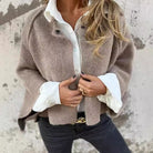 Lavinque Jacket Kaki / S Veste Courte en Laine | Chaleur & Élégance | Style Décontracté Chic