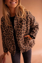 Lavinque Jacket Léopard / S Veste Femme | Imprimé Léopard | Chaude et Tendance