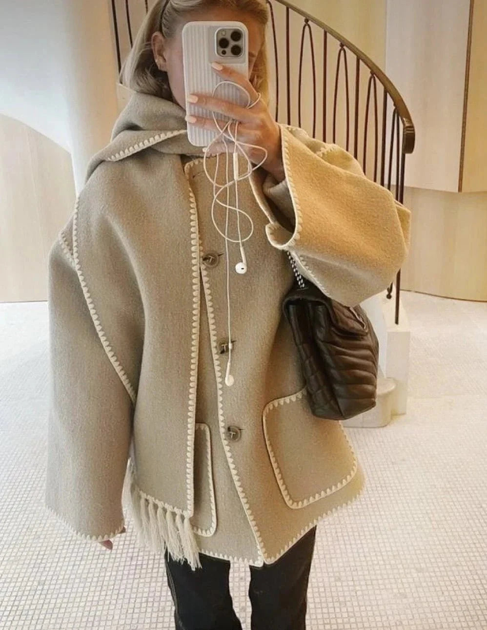 Lavinque Jacket Manteau Cape Oversize | Chic | Élégant et Tendance