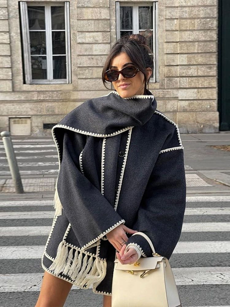 Lavinque Jacket Manteau Cape Oversize | Chic | Élégant et Tendance