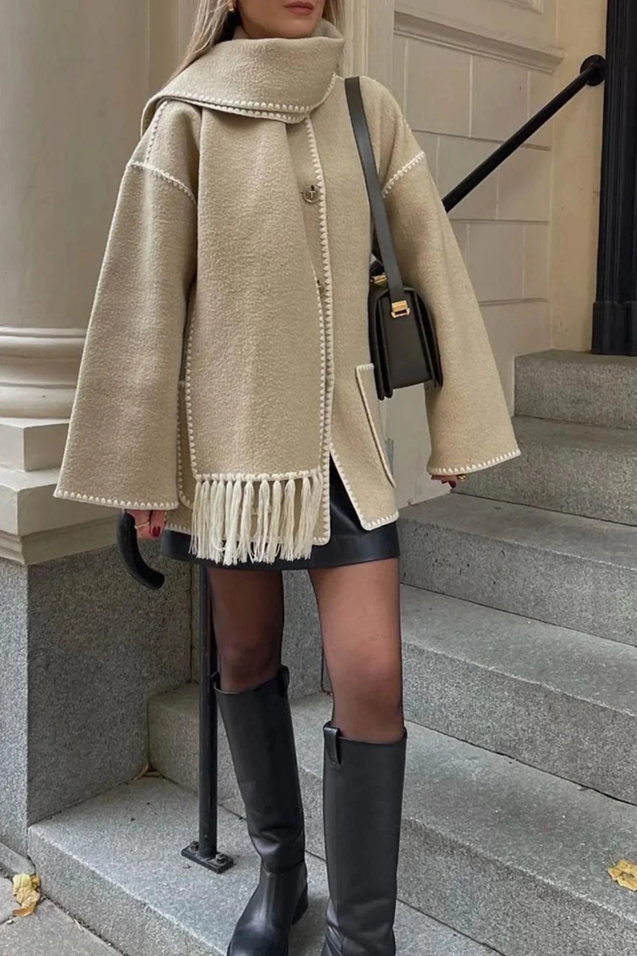Lavinque Jacket Manteau Cape Oversize | Chic | Élégant et Tendance
