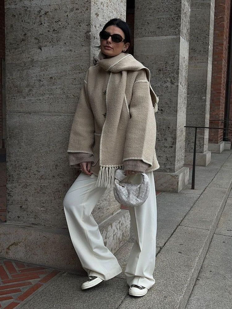 Lavinque Jacket Manteau Cape Oversize | Chic | Élégant et Tendance