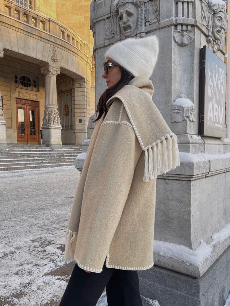 Lavinque Jacket Manteau Cape Oversize | Chic | Élégant et Tendance