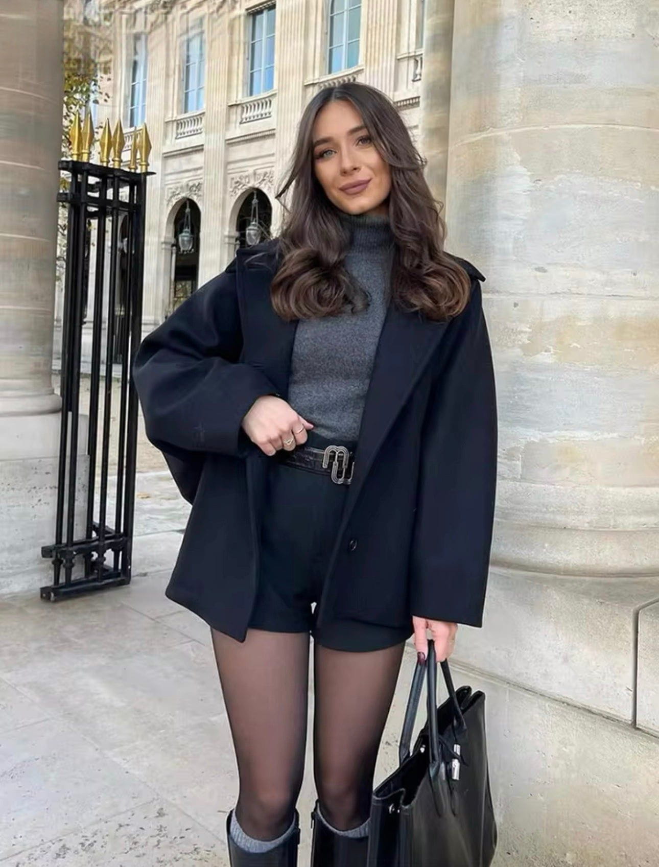 Lavinque Jacket Manteau Court | Élégance & Minimalisme | Tendance Automne-Hiver