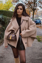 Lavinque Jacket Manteau Court | Élégance & Minimalisme | Tendance Automne-Hiver