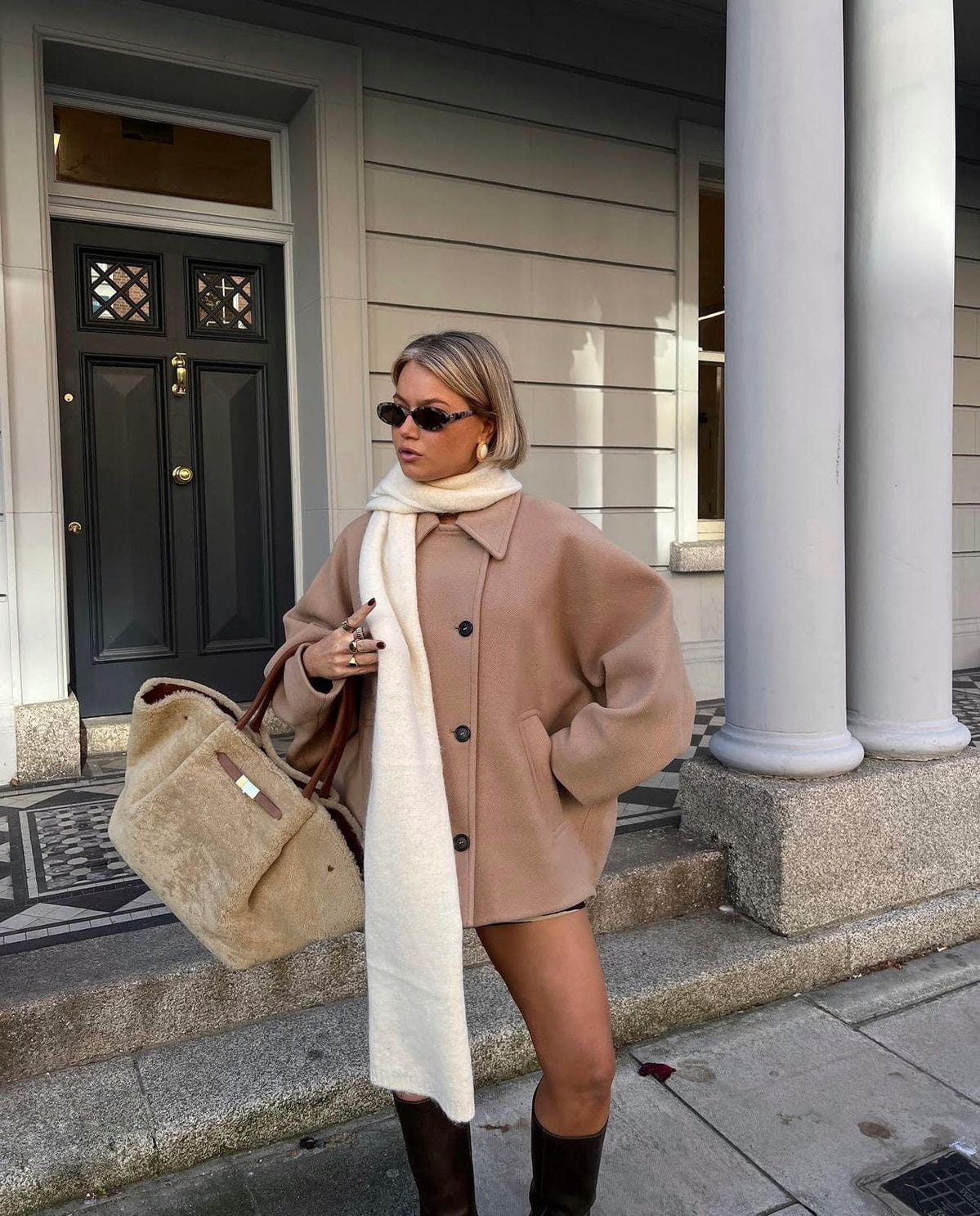 Lavinque Jacket Manteau Court | Élégance & Minimalisme | Tendance Automne-Hiver