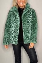 Lavinque Jacket Manteau Léopard | Fausse Fourrure | Chic et Tendance