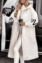 Lavinque Jacket Manteau Long à Capuche | Élégance & Confort | Tendance Automne-Hiver