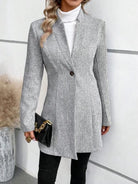Lavinque Jacket Manteau Long | Coupe Élégante & Tissu Doux | Chic & Intemporel