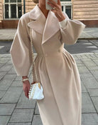 Lavinque Jacket Manteau Long Élégant Ceinturé | Chic | Chaleur et Raffinement