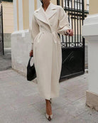 Lavinque Jacket Manteau Long Élégant Ceinturé | Chic | Chaleur et Raffinement