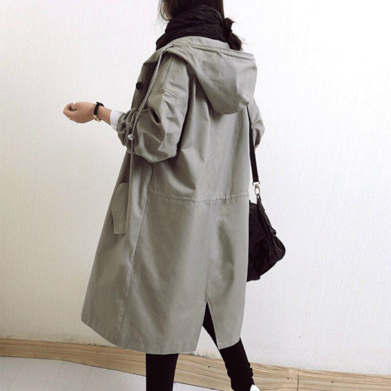 Lavinque Jacket Manteau Long Oversize | Élégance Décontractée | Idéal pour la Mi-Saison