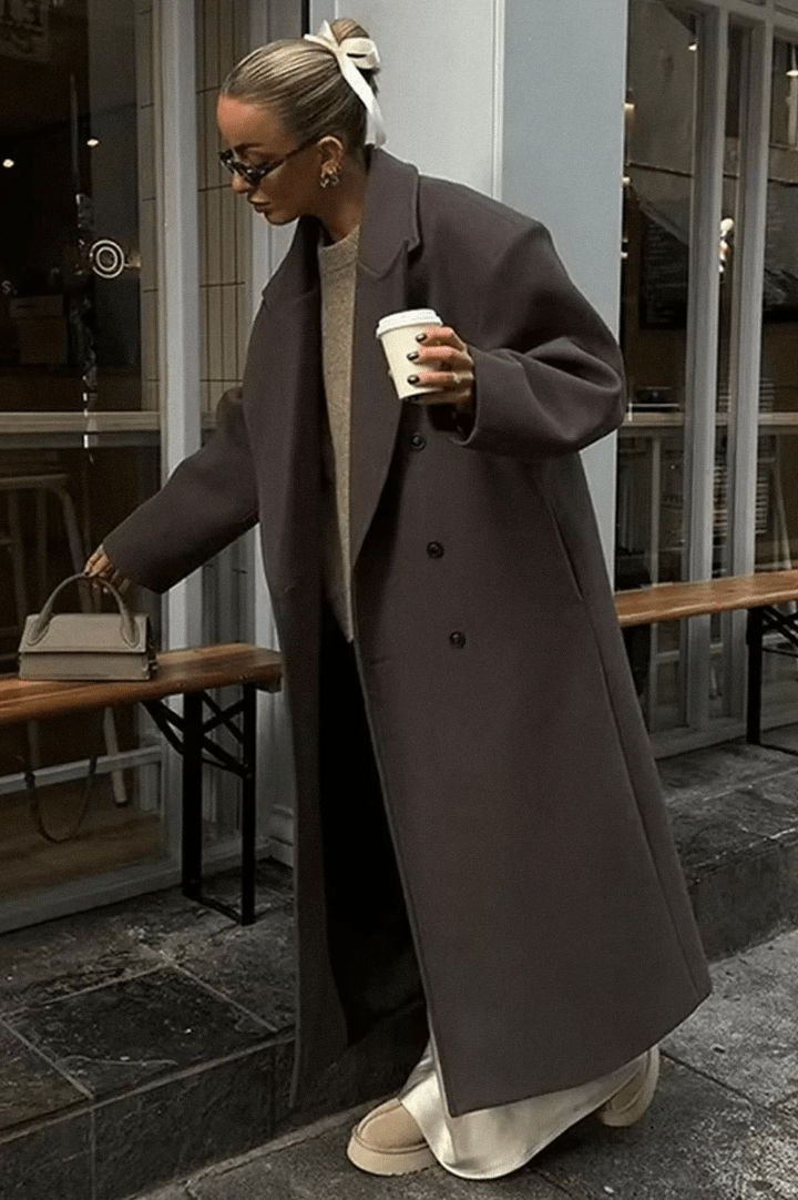 Lavinque Jacket Manteau Long Oversize | Élégance Intemporelle | Confort & Style
