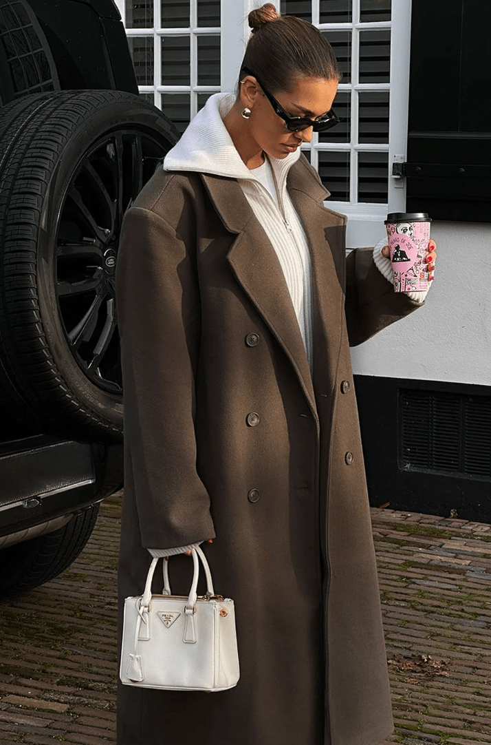 Lavinque Jacket Manteau Long Oversize | Élégance Intemporelle | Confort & Style