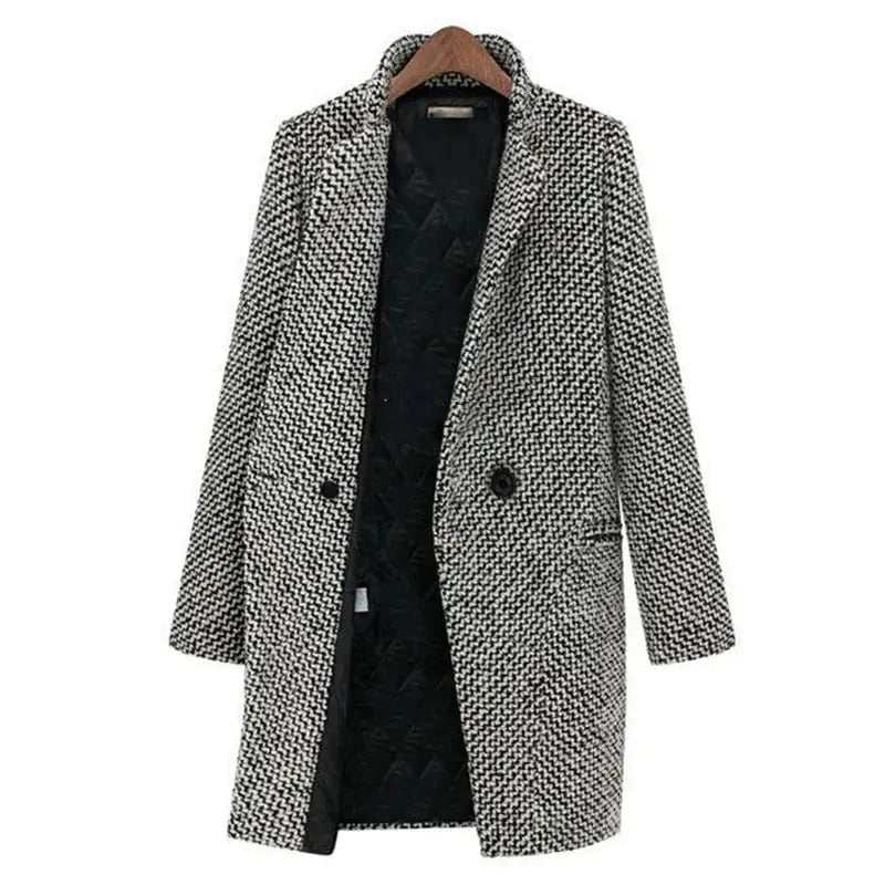 Lavinque Jacket Manteau Long Texturé | Élégance | Chaleur et Style