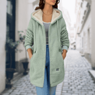 Lavinque Jacket Manteau Polaire à Capuche | Doux & Chaud | Style Décontracté