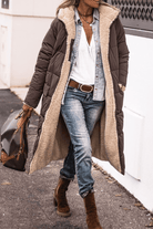 Lavinque Jacket Marron / S Doudoune Longue Doublée en Fourrure | Hiver | Chaleur et Style Décontracté