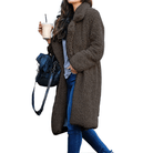Lavinque Jacket Marron / S Manteau Long en Fourrure Teddy | Chaleur & Élégance | Tendance Hiver