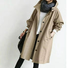 Lavinque Jacket Marron / S Manteau Long Oversize | Élégance Décontractée | Idéal pour la Mi-Saison