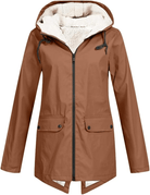 Lavinque Jacket Marron / S Parka d'Hiver à Capuche | Chaleur Style | Doublure en Fourrure