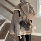 Lavinque Jacket Marron / S Veste en Polaire Teddy | Hiver | Douce et Confortable