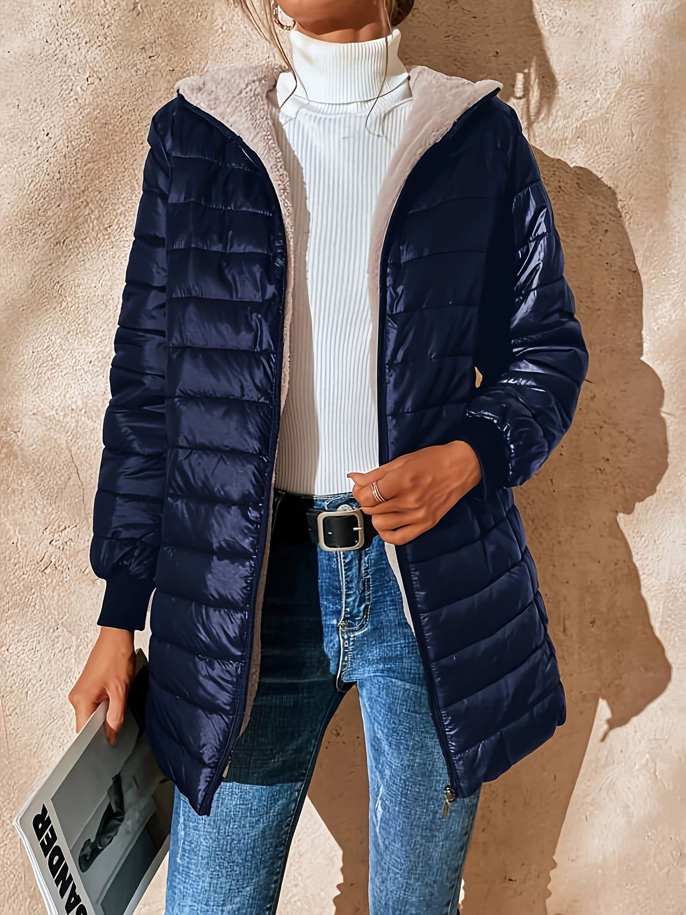 Lavinque Jacket Noir / S Doudoune Légère à Capuche | Confort | Chaude et Élégante