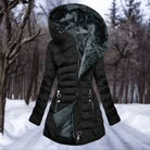 Lavinque Jacket Noir / S Manteau Matelassé avec Doublure en Polaire | Chaud & Élégant | Hiver Confortable