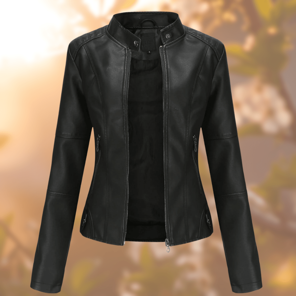 Lavinque Jacket Noir / S Pull Col Roulé | Coupe Oversize & Détails Contrastés | Élégance & Confort
