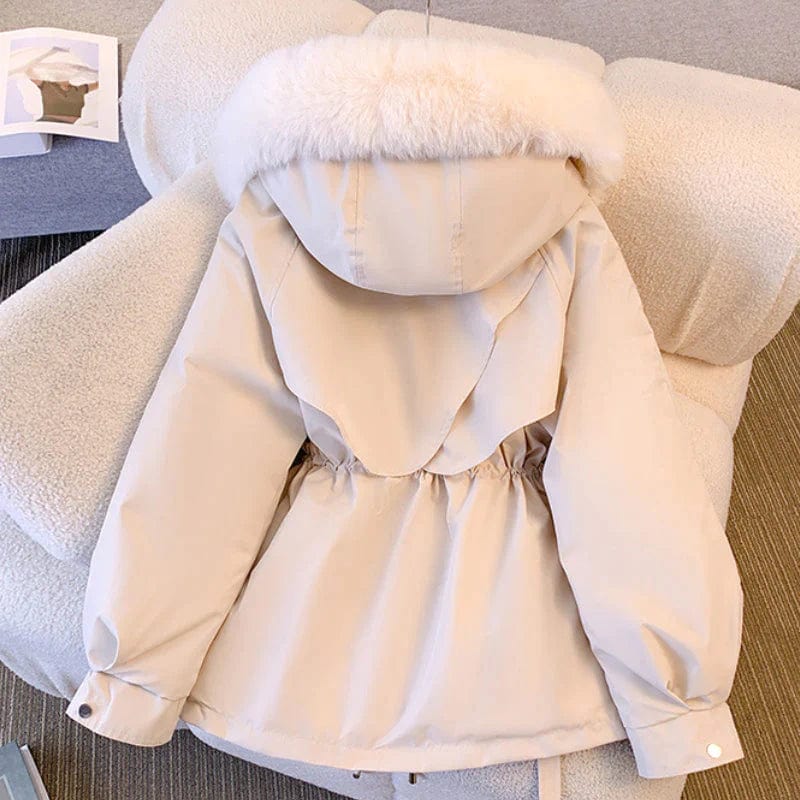 Lavinque Jacket Parka Hiver Doublée | Élégance & Chaleur | Col Fourrure