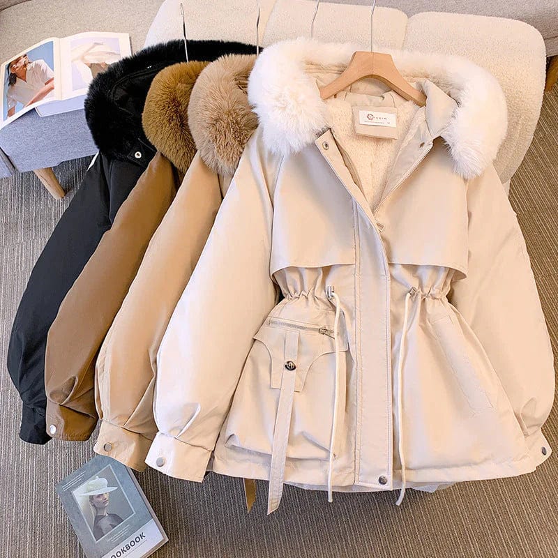 Lavinque Jacket Parka Hiver Doublée | Élégance & Chaleur | Col Fourrure